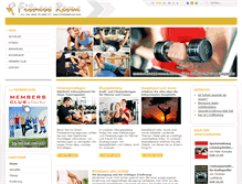 Tablet Screenshot of fitnessrevue.de